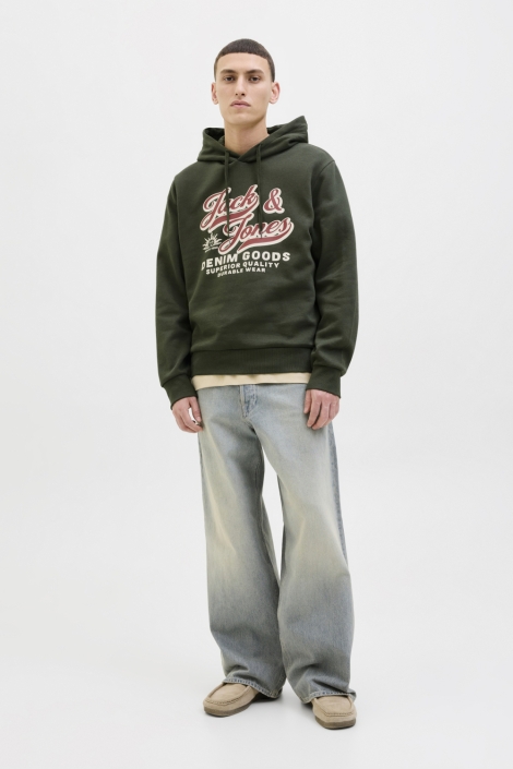 Jack & Jones jjelogo sweat hood 2 col 25/26 noos